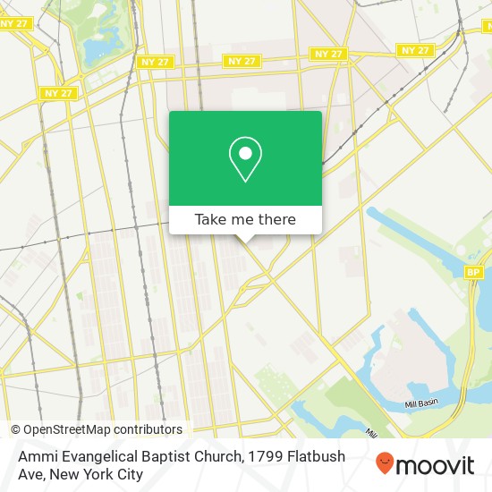 Ammi Evangelical Baptist Church, 1799 Flatbush Ave map