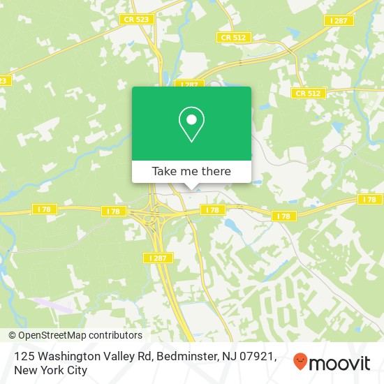 125 Washington Valley Rd, Bedminster, NJ 07921 map