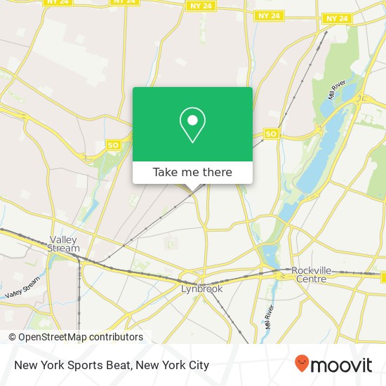 New York Sports Beat map
