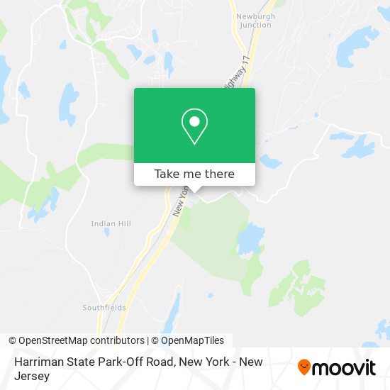 Mapa de Harriman State Park-Off Road
