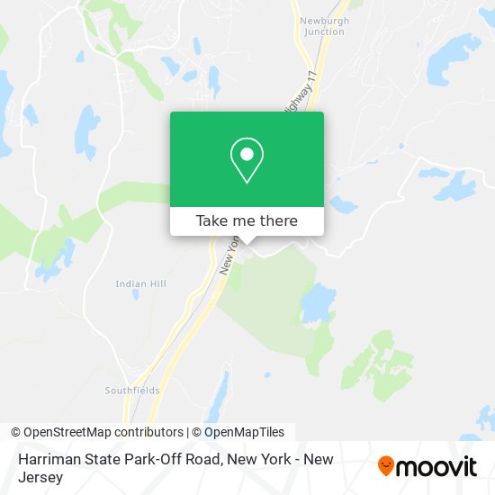 Harriman State Park-Off Road map