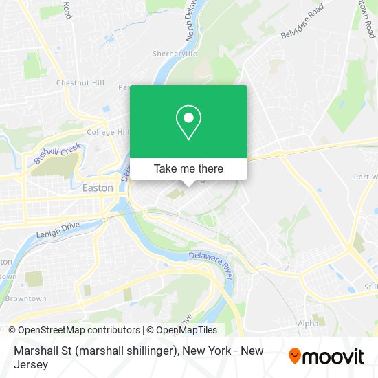 Mapa de Marshall St (marshall shillinger)