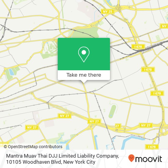 Mantra Muav Thai DJJ Limited Liability Company, 10105 Woodhaven Blvd map