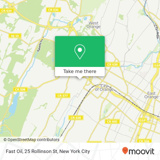 Mapa de Fast Oil, 25 Rollinson St