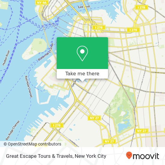 Great Escape Tours & Travels map