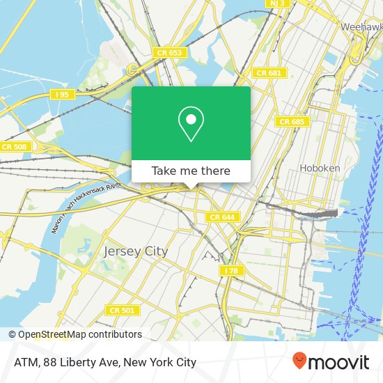 Mapa de ATM, 88 Liberty Ave