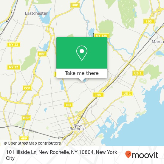 10 Hillside Ln, New Rochelle, NY 10804 map