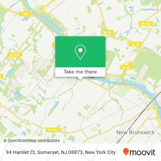94 Hamlet Ct, Somerset, NJ 08873 map