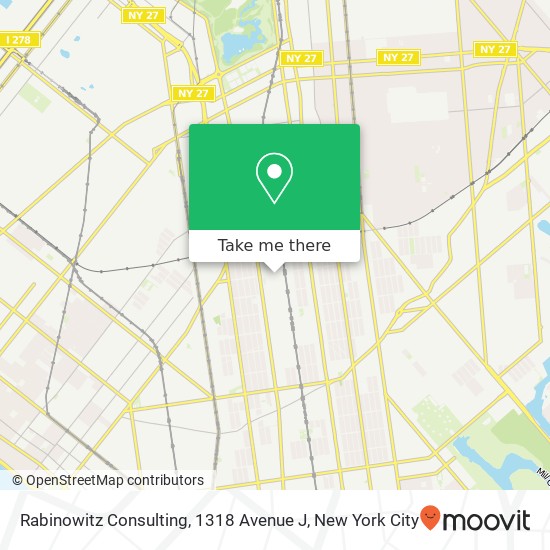 Rabinowitz Consulting, 1318 Avenue J map