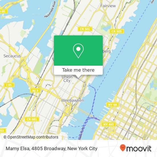 Mapa de Mamy Elsa, 4805 Broadway
