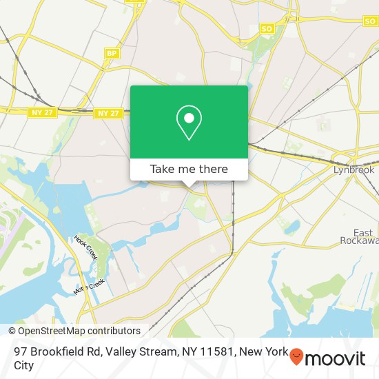 97 Brookfield Rd, Valley Stream, NY 11581 map