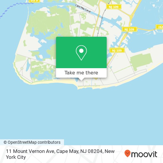 11 Mount Vernon Ave, Cape May, NJ 08204 map
