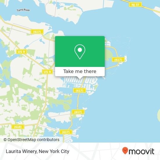 Laurita Winery map