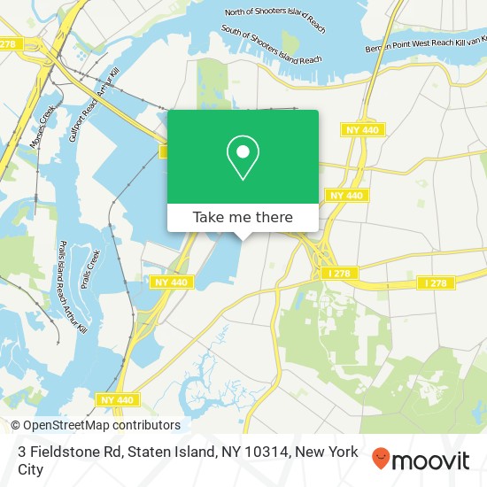 3 Fieldstone Rd, Staten Island, NY 10314 map