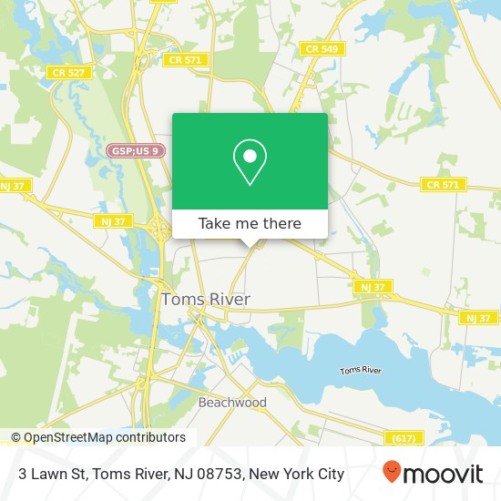 3 Lawn St, Toms River, NJ 08753 map