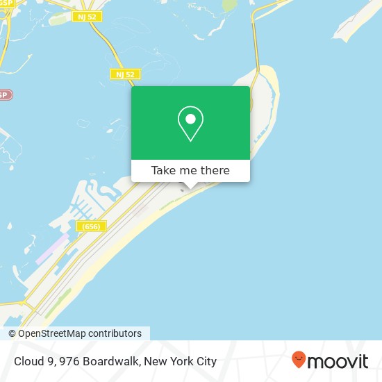 Mapa de Cloud 9, 976 Boardwalk