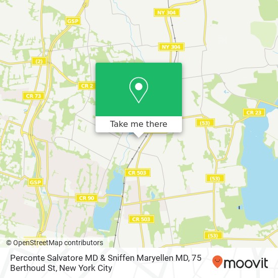 Perconte Salvatore MD & Sniffen Maryellen MD, 75 Berthoud St map