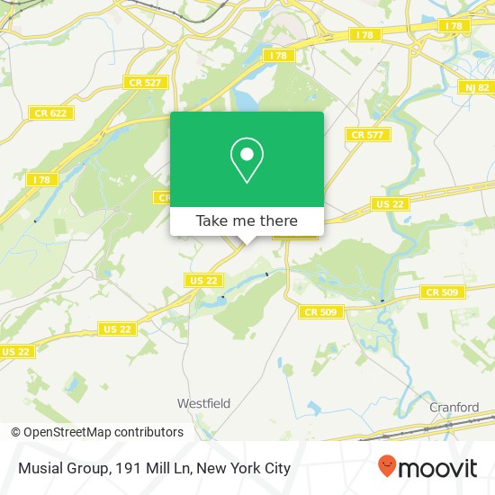 Mapa de Musial Group, 191 Mill Ln