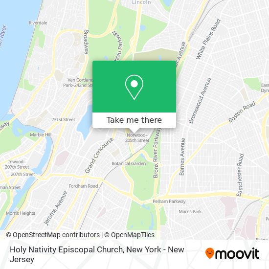 Mapa de Holy Nativity Episcopal Church