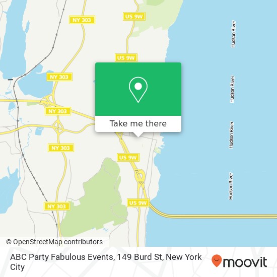 Mapa de ABC Party Fabulous Events, 149 Burd St