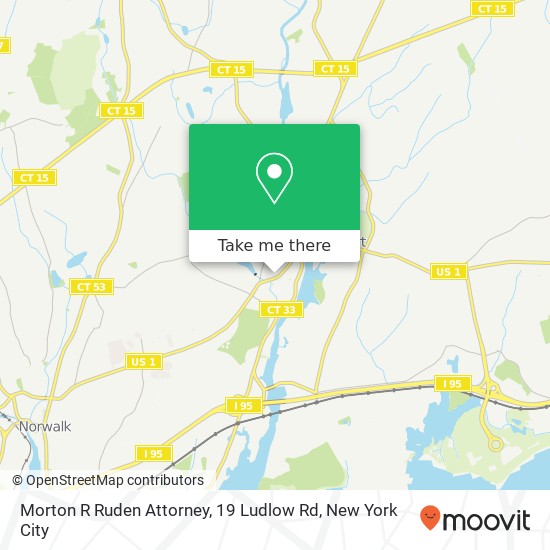 Morton R Ruden Attorney, 19 Ludlow Rd map