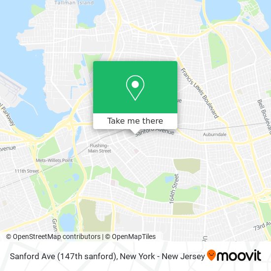 Mapa de Sanford Ave (147th sanford)