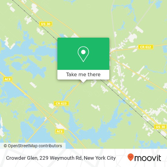 Crowder Glen, 229 Weymouth Rd map