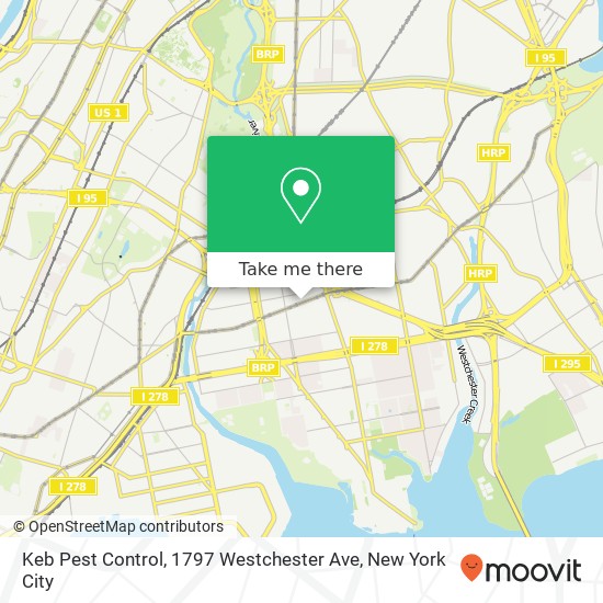 Keb Pest Control, 1797 Westchester Ave map