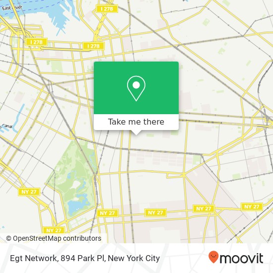 Egt Network, 894 Park Pl map