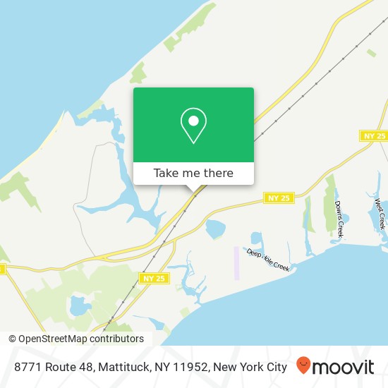 Mapa de 8771 Route 48, Mattituck, NY 11952