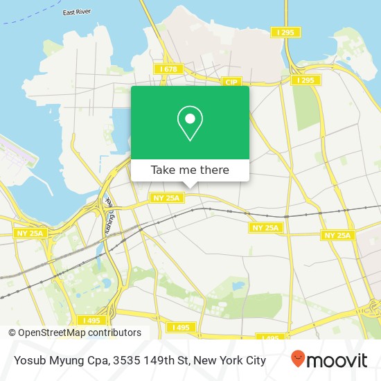 Mapa de Yosub Myung Cpa, 3535 149th St