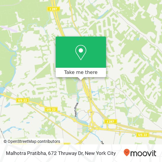 Mapa de Malhotra Pratibha, 672 Thruway Dr