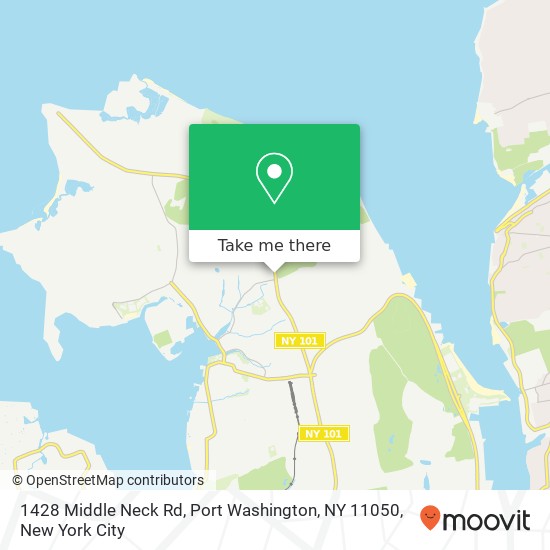 1428 Middle Neck Rd, Port Washington, NY 11050 map