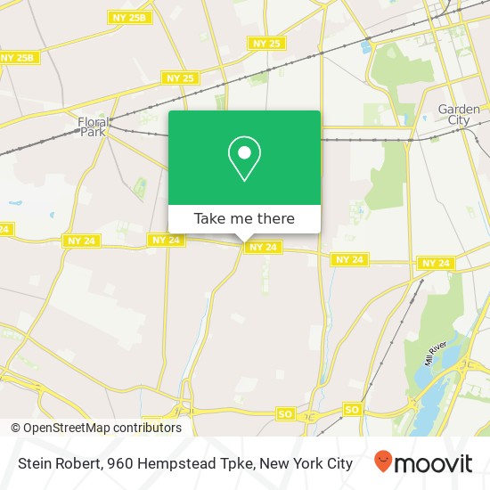 Mapa de Stein Robert, 960 Hempstead Tpke