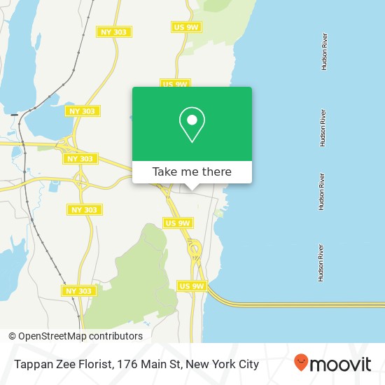 Mapa de Tappan Zee Florist, 176 Main St