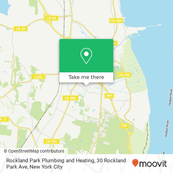 Rockland Park Plumbing and Heating, 30 Rockland Park Ave map