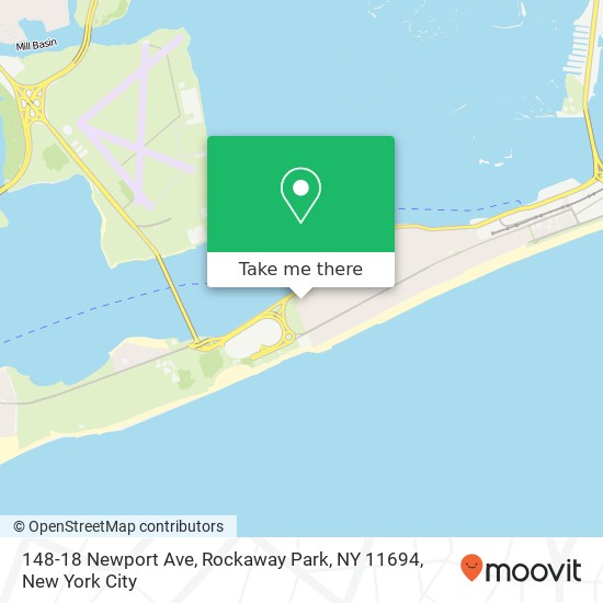 148-18 Newport Ave, Rockaway Park, NY 11694 map