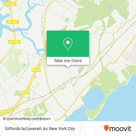 Giffords la/Leverett Av map