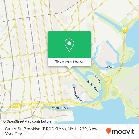 Stuart St, Brooklyn (BROOKLYN), NY 11229 map