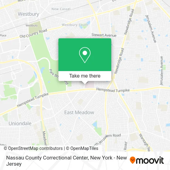 Nassau County Correctional Center map