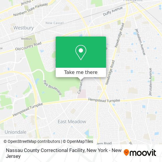 Mapa de Nassau County Correctional Facility