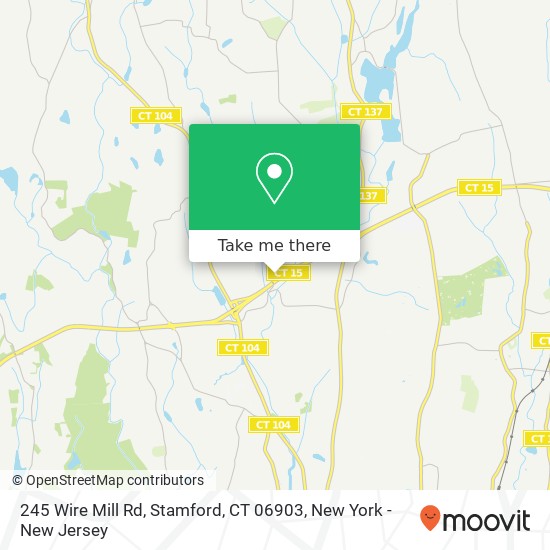 245 Wire Mill Rd, Stamford, CT 06903 map