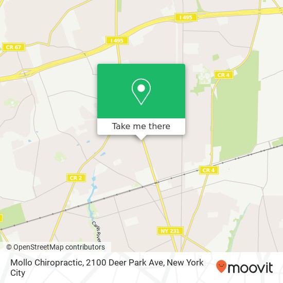 Mapa de Mollo Chiropractic, 2100 Deer Park Ave