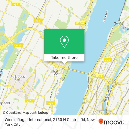 Mapa de Winnie Roger International, 2160 N Central Rd