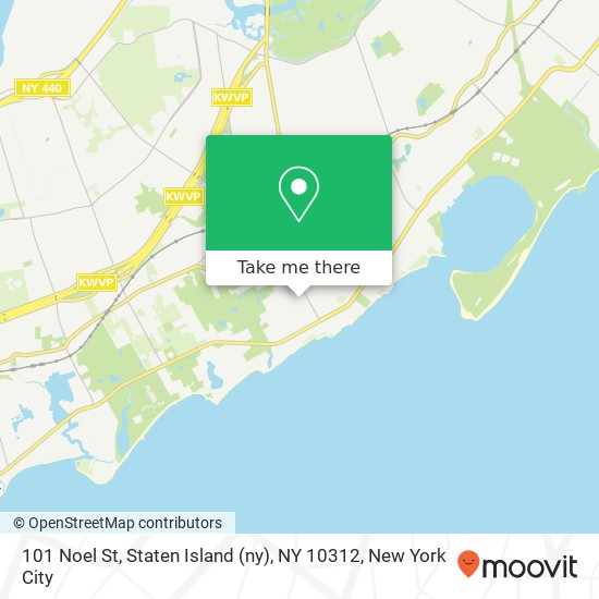 101 Noel St, Staten Island (ny), NY 10312 map