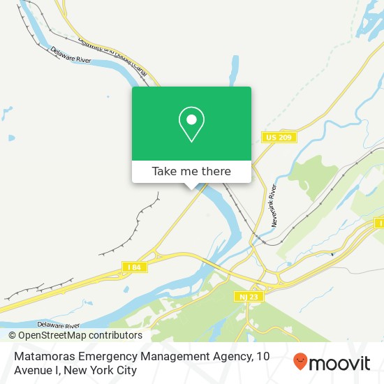 Mapa de Matamoras Emergency Management Agency, 10 Avenue I