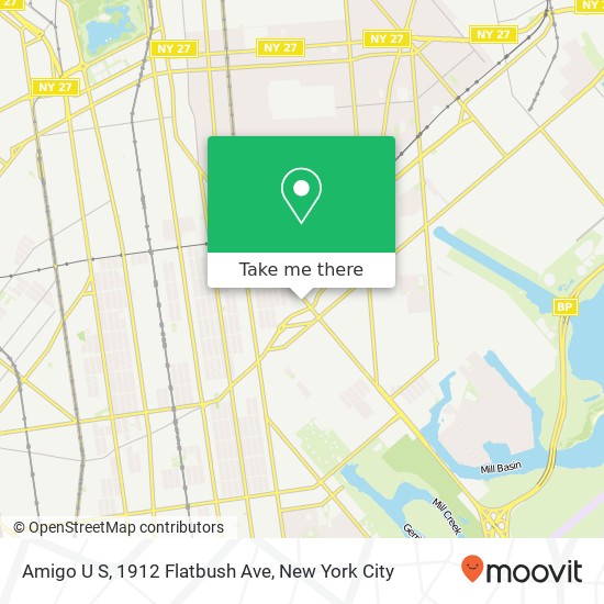 Amigo U S, 1912 Flatbush Ave map