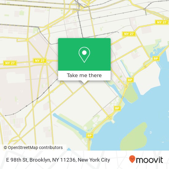 E 98th St, Brooklyn, NY 11236 map