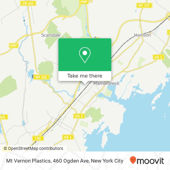 Mapa de Mt Vernon Plastics, 460 Ogden Ave