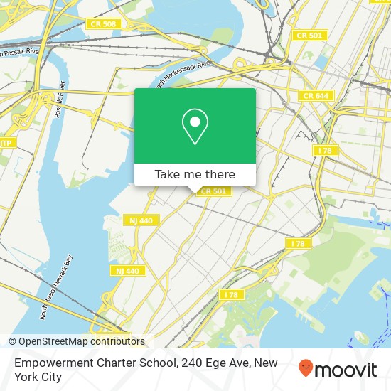 Mapa de Empowerment Charter School, 240 Ege Ave